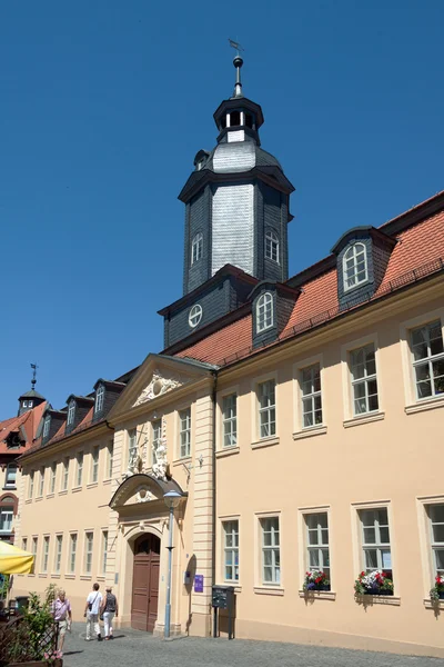 Turm und Tür in Gotha — Stockfoto