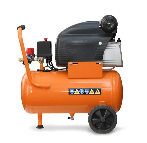 Air compressor isolated — Stock Photo, Image