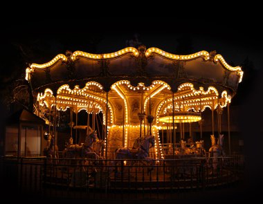 traditionele carrousel leeg