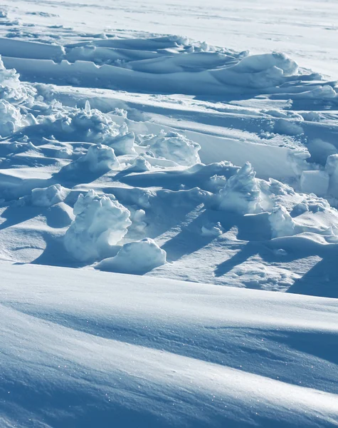 Ren arktiska snö bildande — Stockfoto