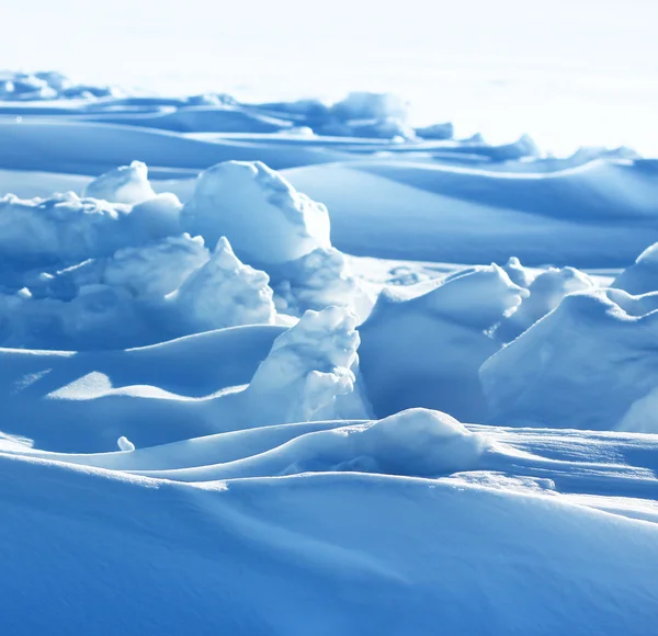 Pure arctic snow formation — Stock Photo, Image