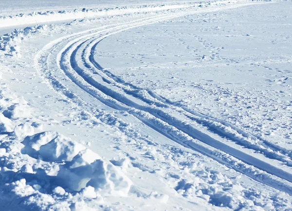 北欧滑雪轨道 — 图库照片