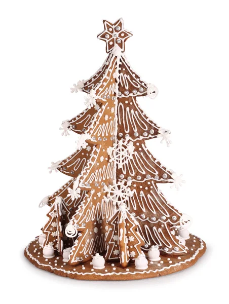 Μελόψωμο χριστουγεννιάτικο δέντρο — Φωτογραφία Αρχείου