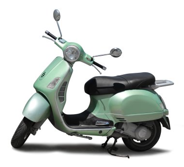Classic scooter isolated clipart