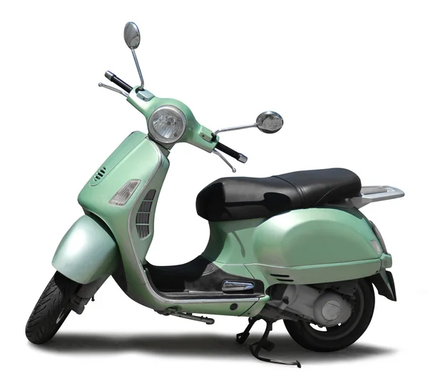Downloaden - Klassieke scooter geïsoleerd — Stockbeeld Klassieke scooter geïsoleerd — Stockfoto