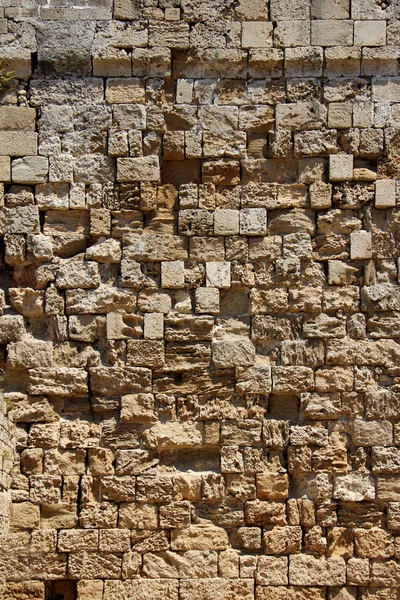 Viejo áspero muro de piedra fondo —  Fotos de Stock