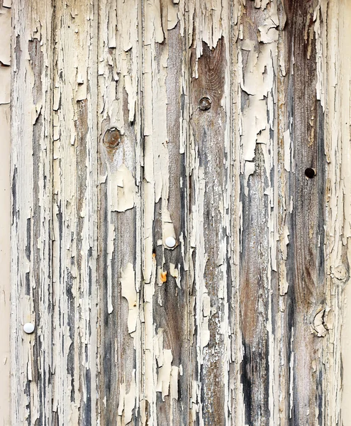 Peeling paint wooden surface — Stock Photo, Image