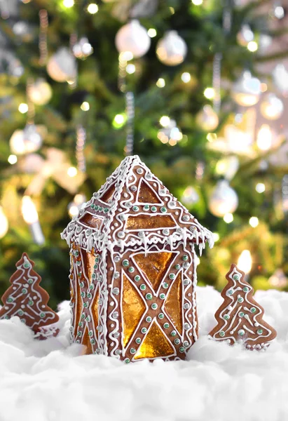 Christmas gingerbread lantern — Stock Photo, Image