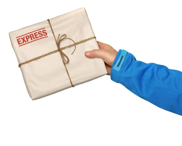 Mail expressleverans — Stockfoto