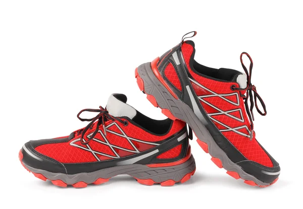 Red running sport shoes — Stock Photo, Image