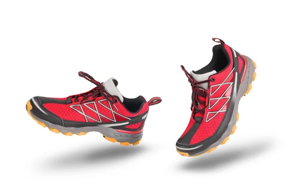 Running red sport shoes — Stock Photo, Image