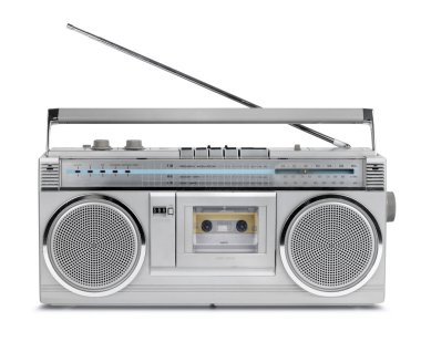 80'ler vintage radyo kaset çalar