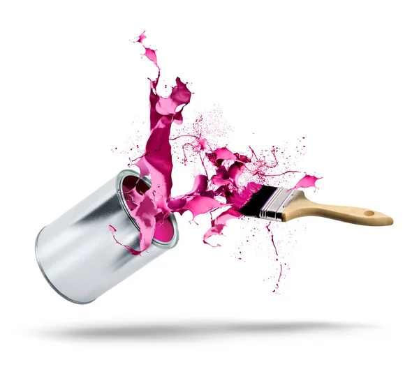 boya renk splash düşüyor