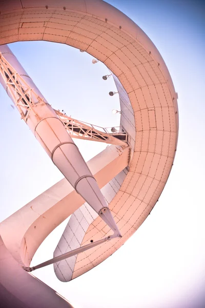 Detalhe da Torre de Comunicações Montjuic — Fotografia de Stock