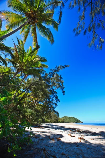 Krásné opuštěné tropická pláž — Stock fotografie
