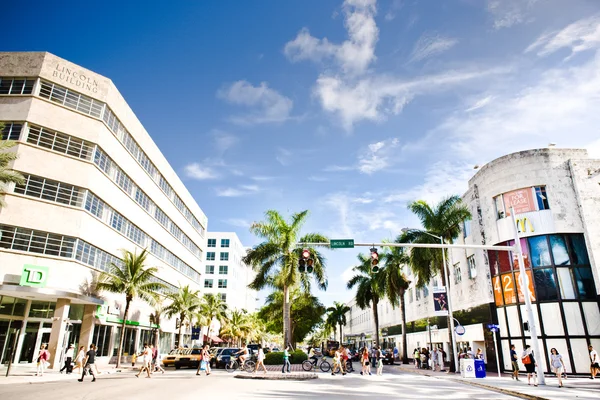 Street scene in Miami Beach, Miami — Stock Photo, Image
