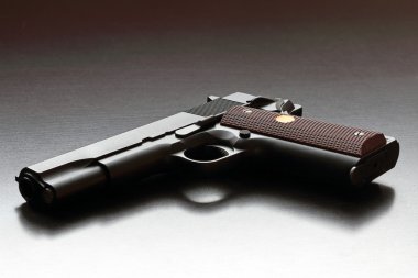 Legendary US .45 caliber handgun. clipart