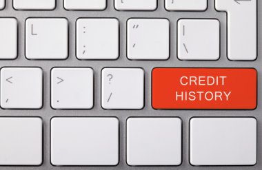 Credit History concept. clipart