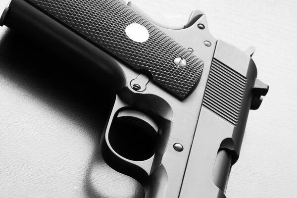 Part of .45 caliber pistol.