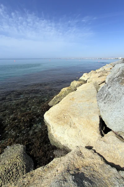 Kypros kivinen ranta . — kuvapankkivalokuva