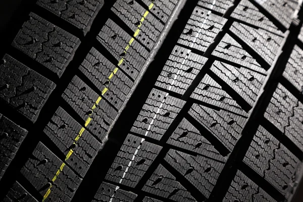 New winter car tire pattern. — Stock Photo, Image