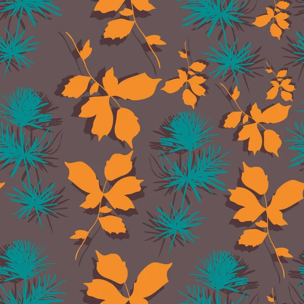 Motif floral sans couture — Image vectorielle