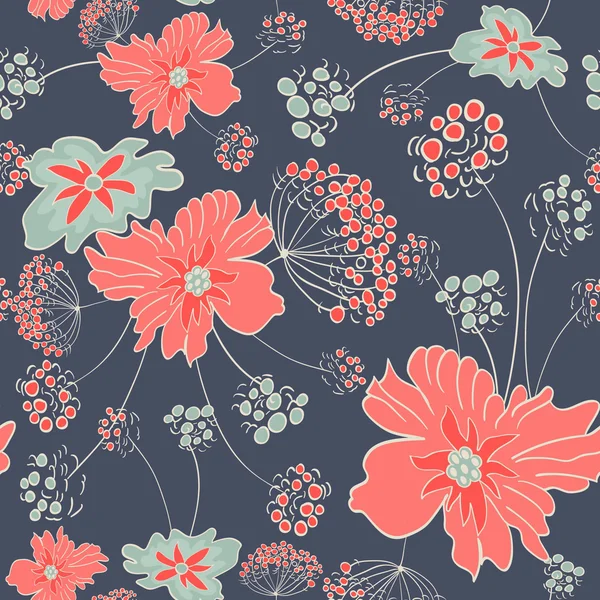 Flower pattern background — Stock Vector