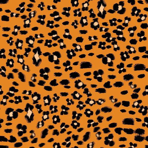 Leopard huid — Stockvector