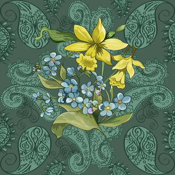 Fondo floral — Archivo Imágenes Vectoriales