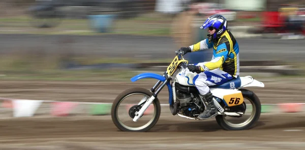 Carrera de motociclismo vintage deporte . — Foto de Stock