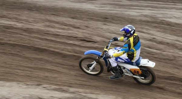 Sport corrida de motociclismo vintage . — Fotografia de Stock