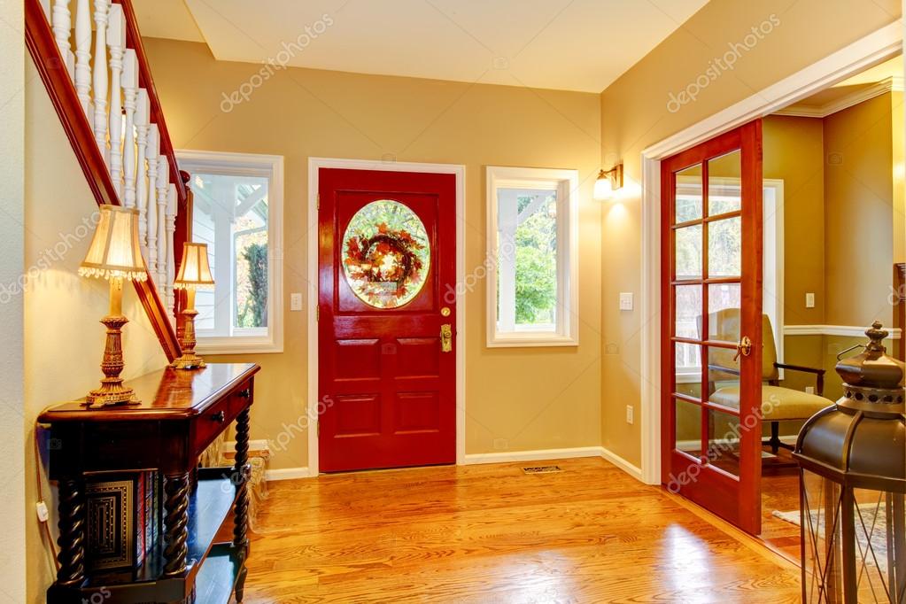 Teenage Bedroom With Desk And Window Seat Stock Photo