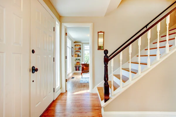 Soft colors hallway with stairs — Stock Photo, Image