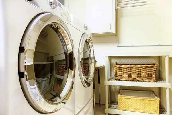 Laundry room with modern appliaces — Stock Photo, Image