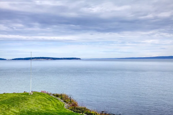 Vue du paysage naturel depuis une terrasse — Photo