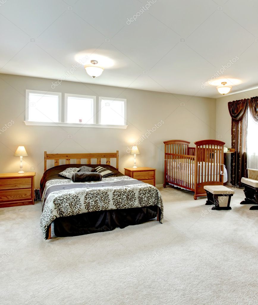 Master Bedroom With A Nursery Area Stock Photo C Iriana88w