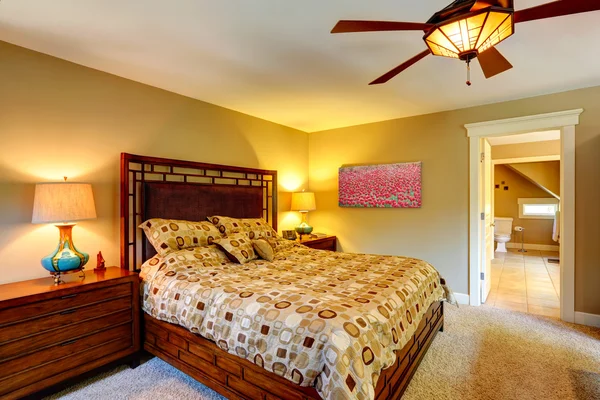 Master bedroom interior — Stock Photo, Image