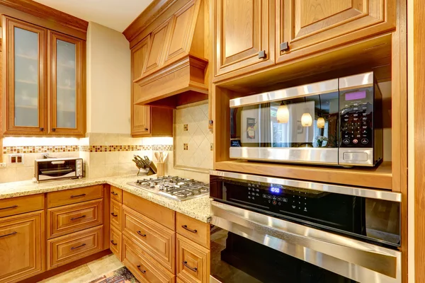 Luxury kitchen cabinets — Stock Photo, Image