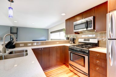 Modern mutfak alanı