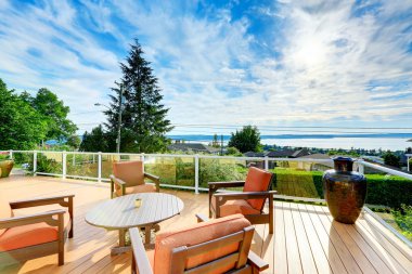 Veranda tablo set ile güverte