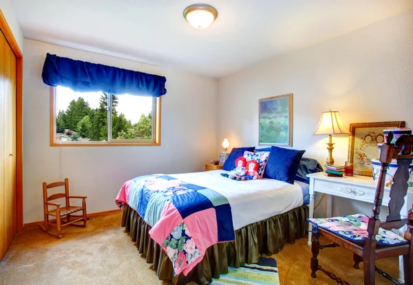 Old fashion bedroom interior — Stock Photo, Image