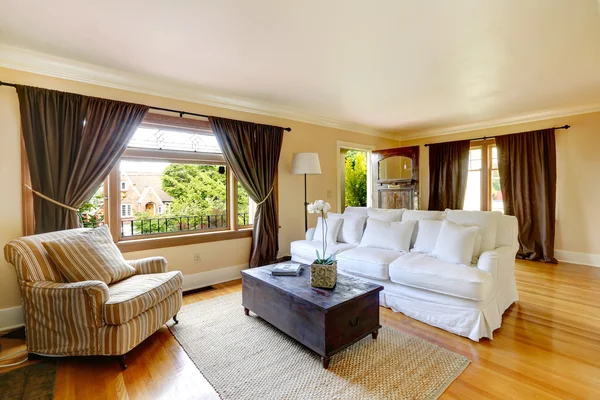 Living room with antique furniture — Stock Photo, Image