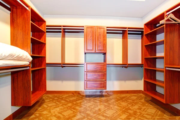 Walk-in closet in bathroom — Stock Photo, Image