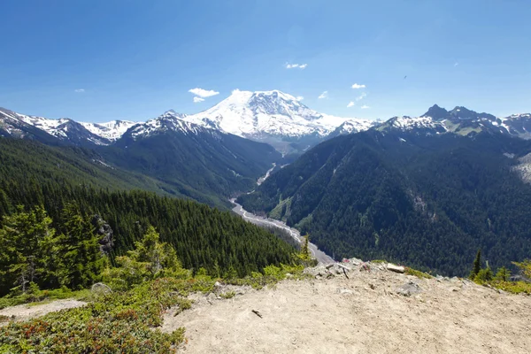 Scenic view of Mt Rainer. Washington, Seattle — Stock Photo, Image