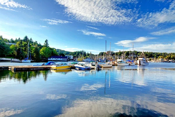 Vista de la bahía en Tacoma, Washington — Foto de Stock