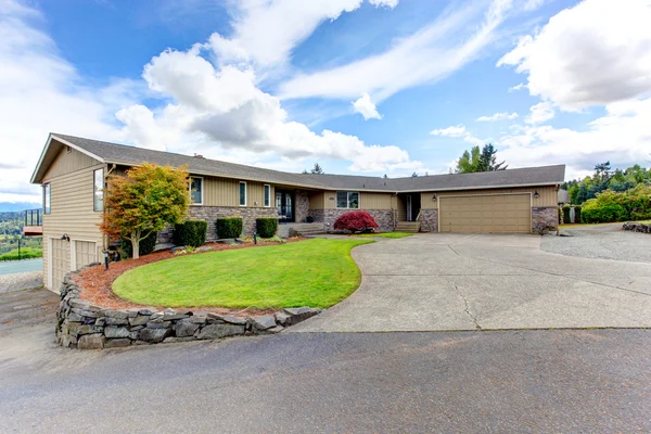 evin dış duvar döşeme ile