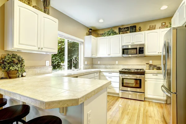 White kitchen room interior — Stock Photo, Image