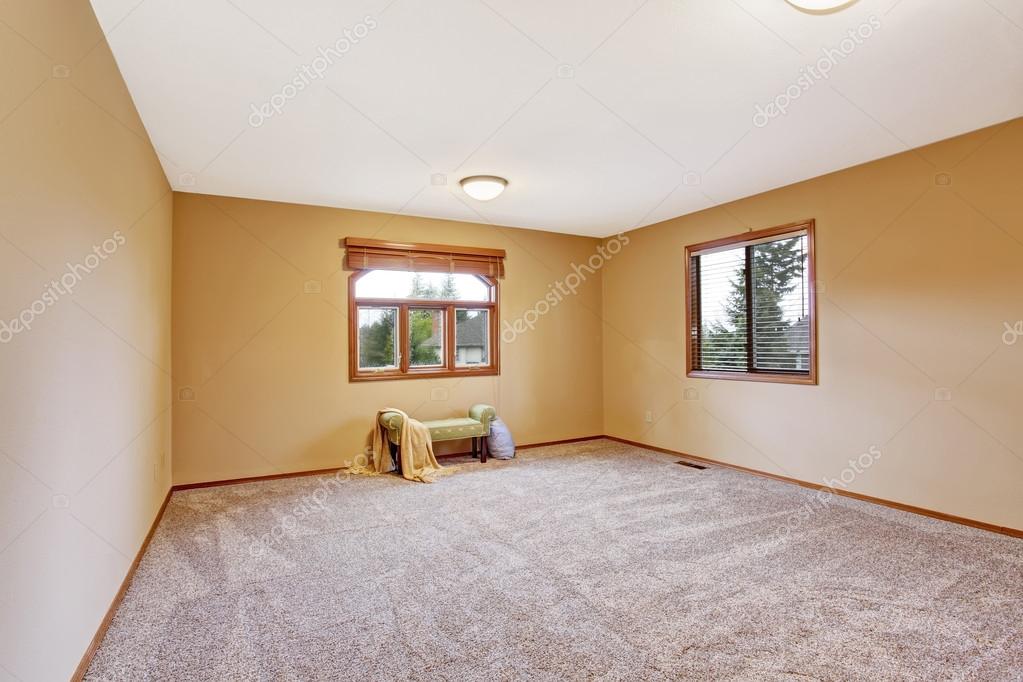 Peach Color Bedroom Empty Bedroom Interior In Soft Peach