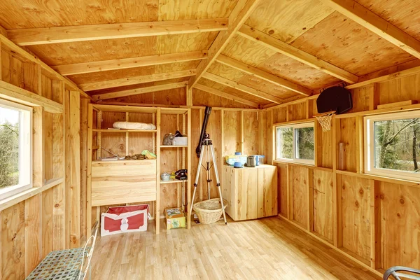 Kleine boomhut interieur — Stockfoto