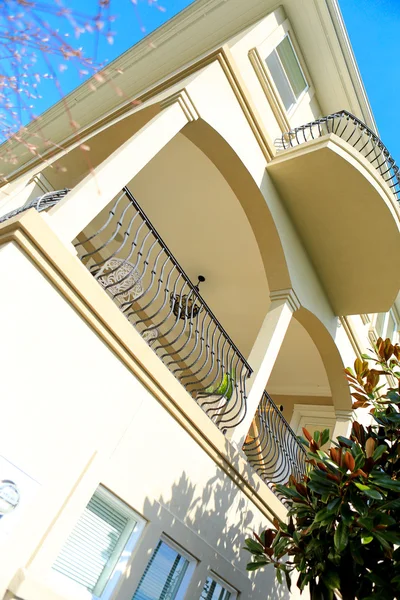 Architecture details. Balcony   and walkout deck — Stock Photo, Image